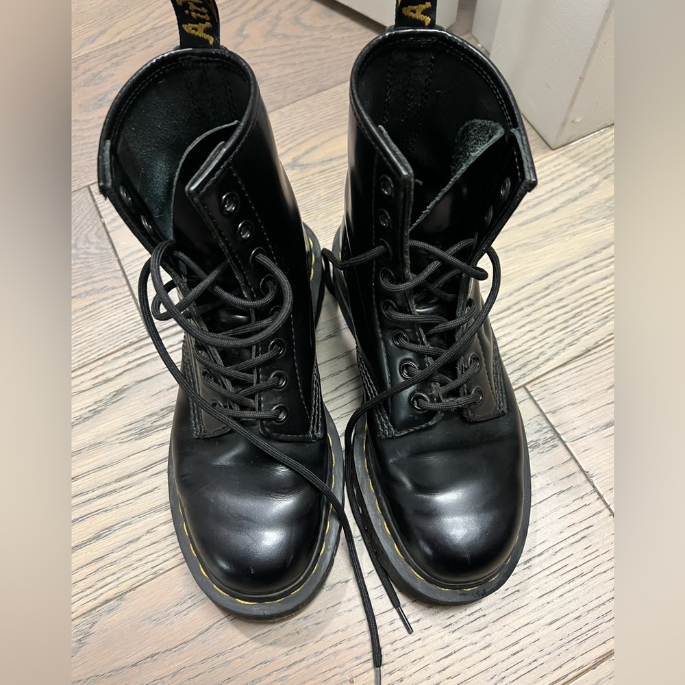 Dr. Martens Black Combat Boots